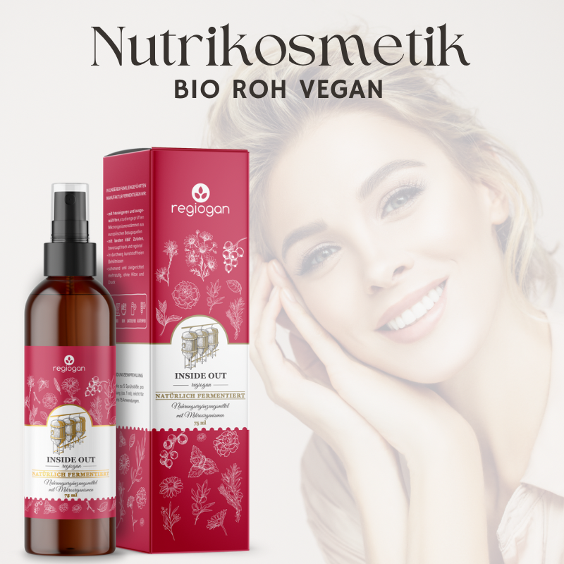 regiogan INSIDE OUT bio Spray Pflanzenferment Nutrikosmetik- natürlich fermentiert - 75 ml