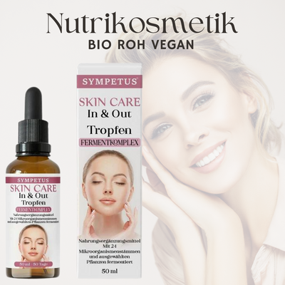 SYMPETUS SKIN CARE IN&OUT Tropfen Nutrikosmetik BIO- 50 ml