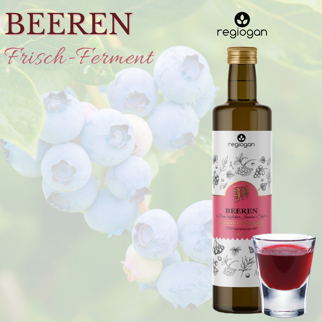 regiogan BEEREN Pflanzenferment BIO - 500 ml