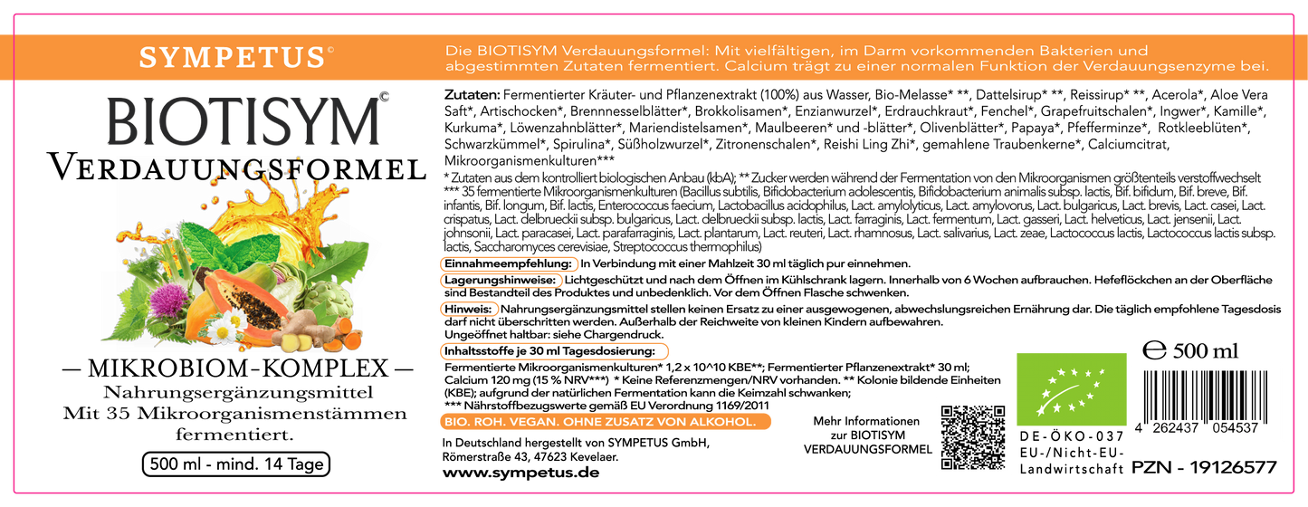 SYMPETUS BIOTISYM VERDAUUNGSFORMEL