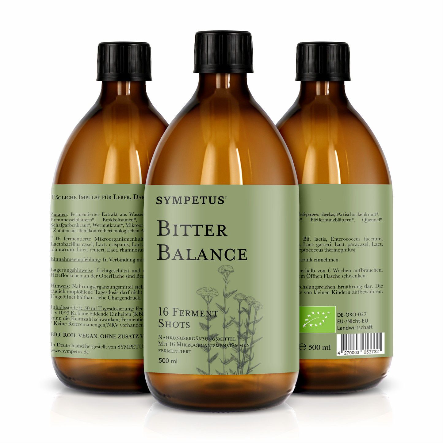 SYMPETUS BITTER BALANCE 16 Shots Ferment BIO - 500 ml