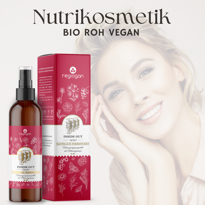 regiogan INSIDE OUT bio Spray Pflanzenferment Nutrikosmetik- natürlich fermentiert - 75 ml