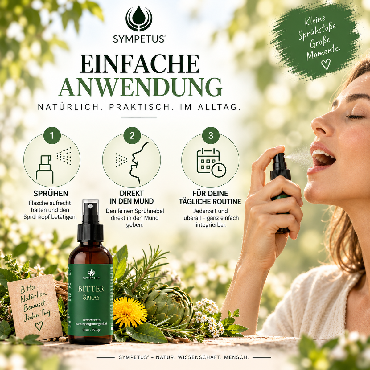 SYMPETUS BITTER Spray ORGANIC - 50 ml