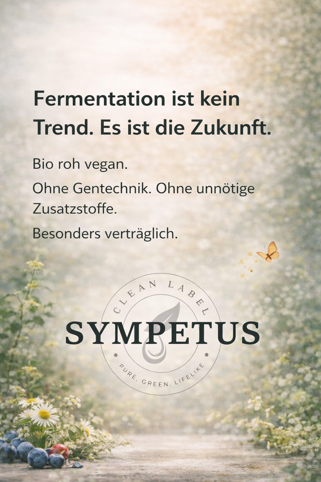 regiogan BAIES ferment végétal cru biologique bouteille en verre de 500 ml