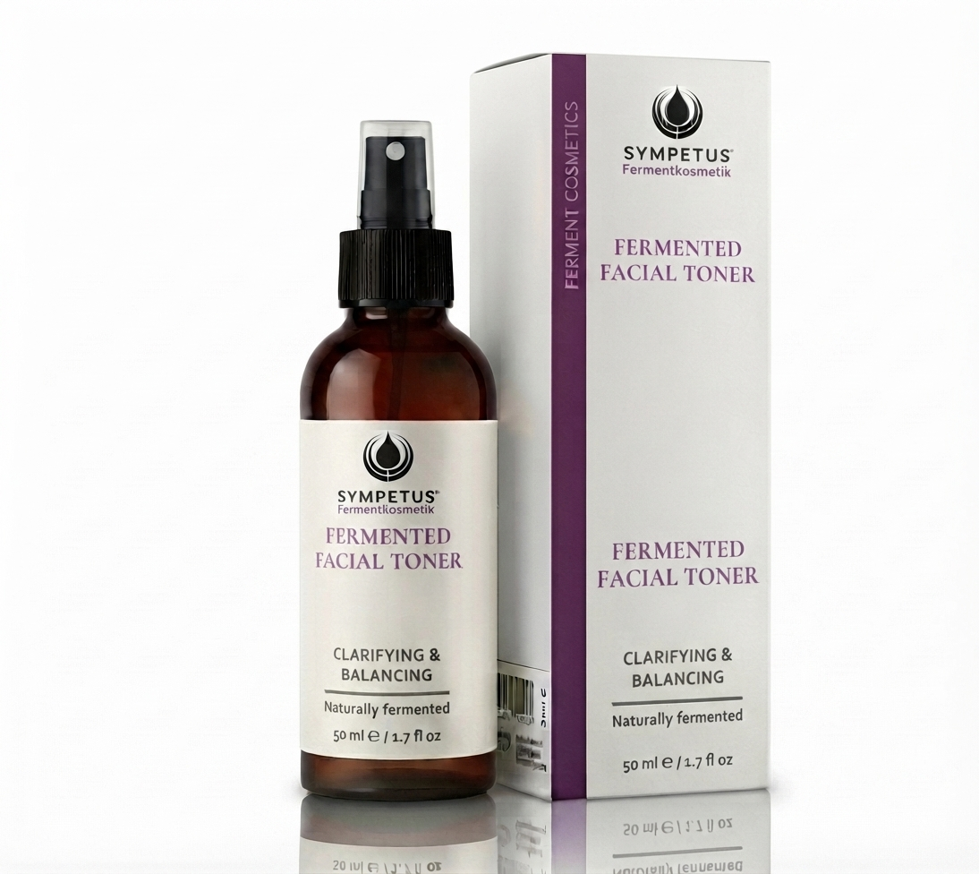 regiogan EAU POUR LE VISAGE Cosmétiques fermentés, cosmétiques naturels frais Flacon pulvérisateur en verre de 75 ml