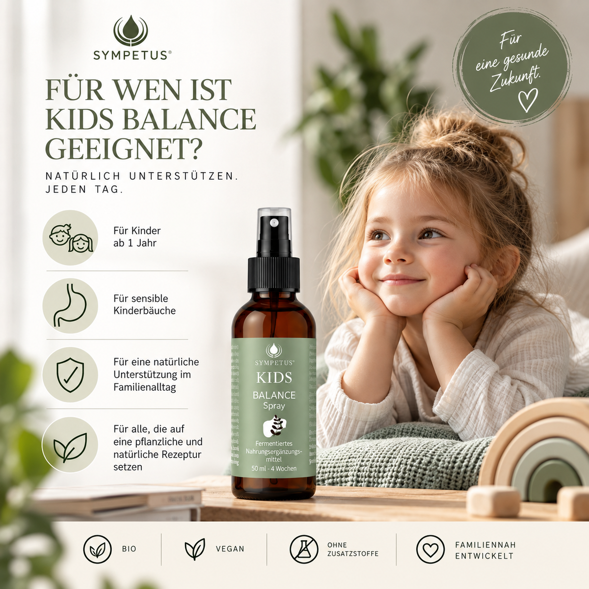 SYMPETUS KIDS BALANCE Daily Spray BIO Kinderferment 50 ml