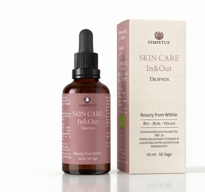 SYMPETUS SKIN CARE IN&amp;OUT gouttes COMPLEXE FERMENTAIRE BIO - Flacon verre 50 ml avec pipette