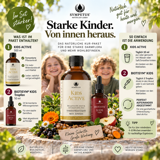 SYMPETUS HAPPY BELLY KIDS Kur Paket 2 Produkte als Kur-Set