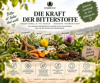 SYMPETUS BITTER DROPS COMPLEXE FERMENTAIRE bio - Flacon en verre de 50 ml avec pipette
