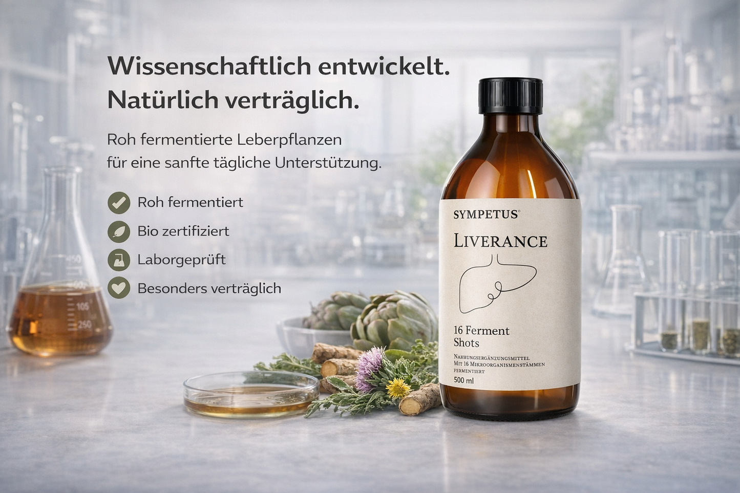 regiogan BITTER MILD plant ferment ORGANIC - 500 ml