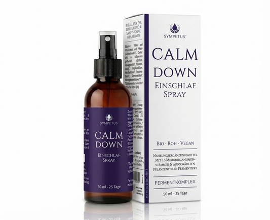 SYMPETUS CALM DOWN Einschlaf-Spray fermentierter Extrakt ohne Melatonin BIO (50 ml)