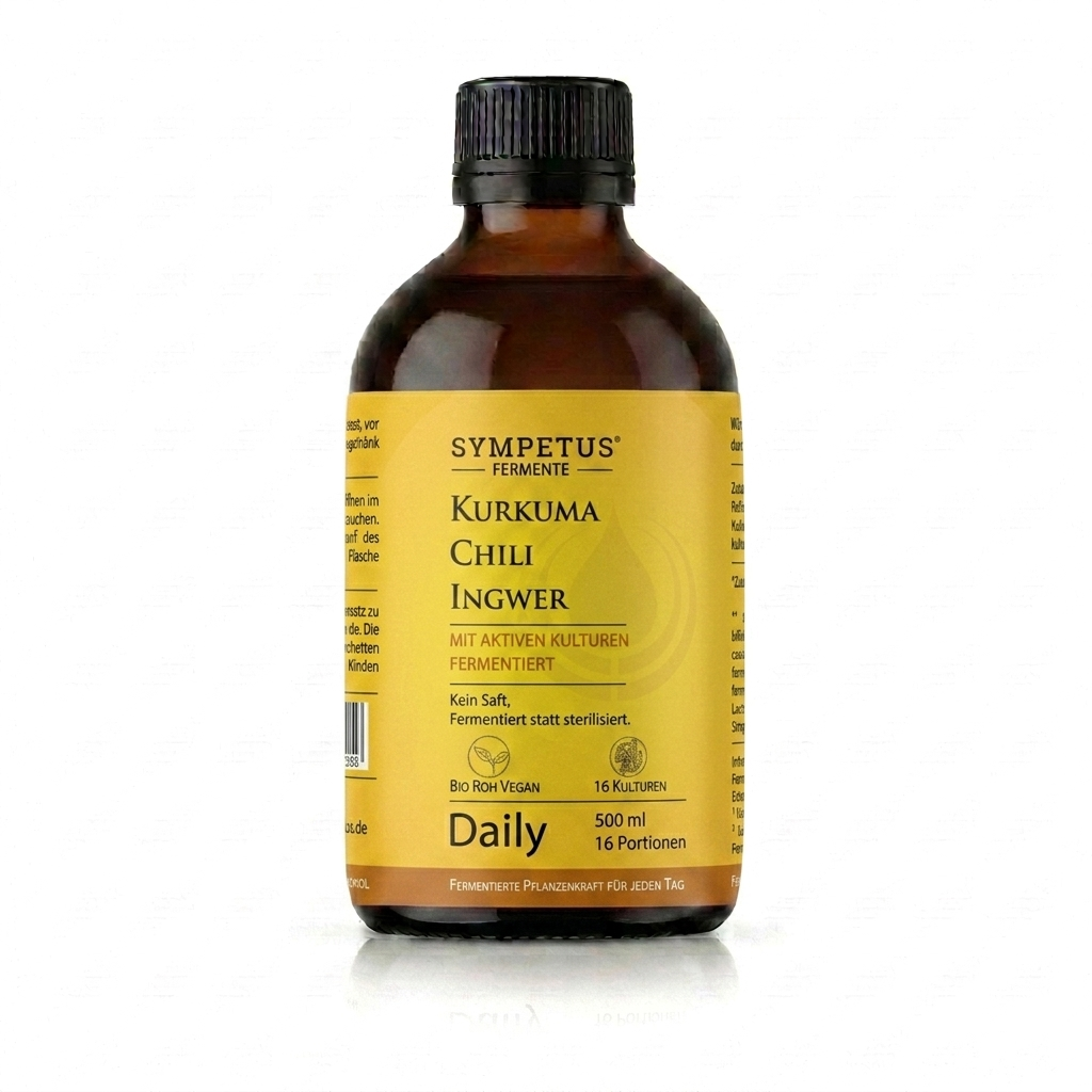 regiogan TURMERIC-CHILI-GINGER raw ferment ORGANIC 500 ml