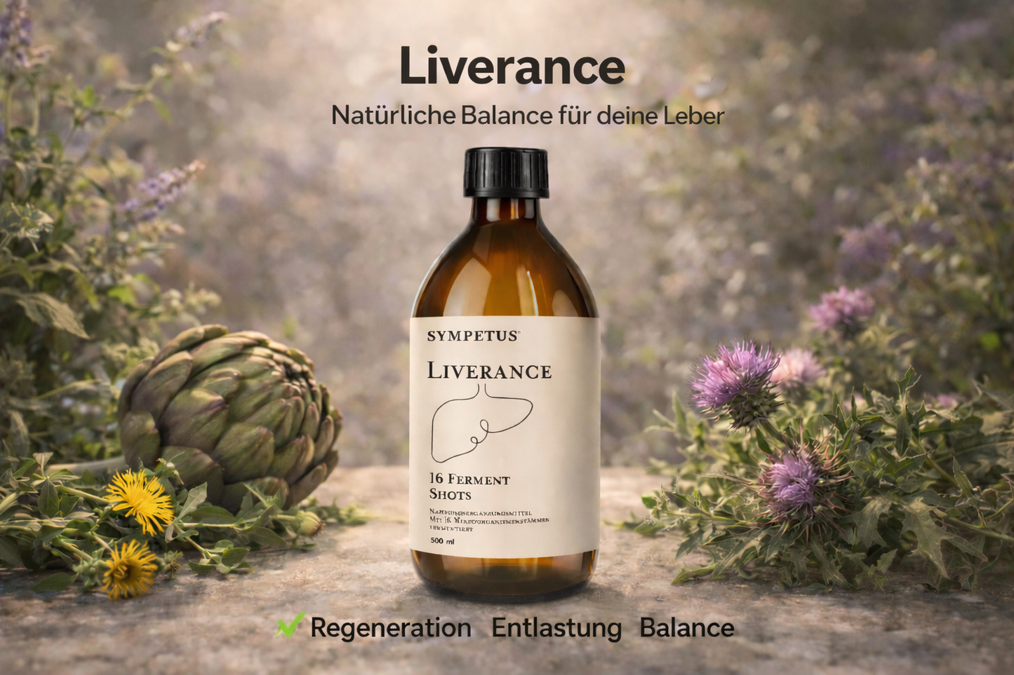 regiogan BITTER MILD plant ferment ORGANIC - 500 ml