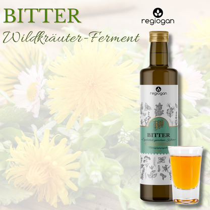 regiogan BITTER Wild Herb Ferment ORGANIC - 500 ml