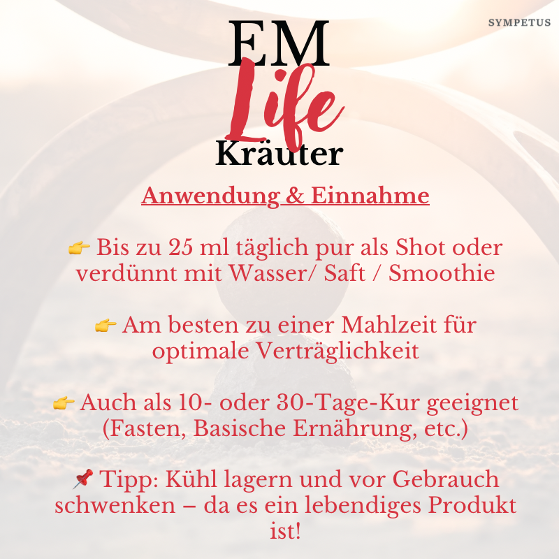 SYMPETUS EM Life Kräuter Ferment BIO - 500 ml