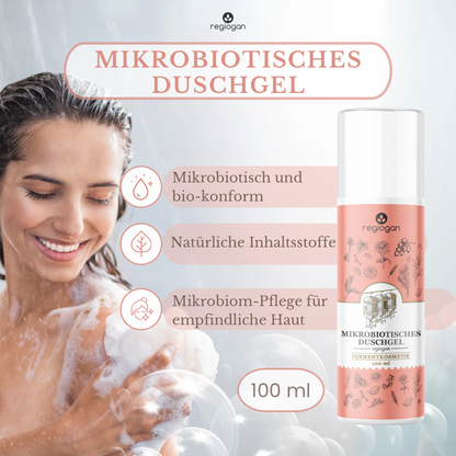 regiogan Mikrobiotisches DUSCHGEL Waschgel Ferment-Kosmetik 100ml Airless