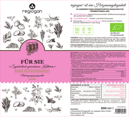 regiogan FOR YOU ORGANIC Plant Ferment - 500 ml