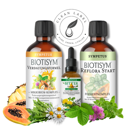 SYMPETUS MIKROBIOM AUFBAU Kur Paket 3 Produkte als Kur-Set