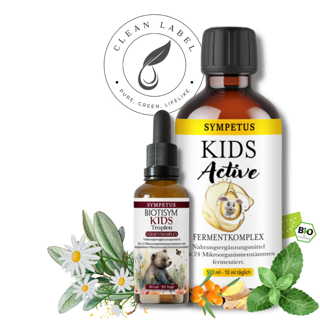 SYMPETUS HAPPY BELLY KIDS Kur Paket 2 Produkte als Kur-Set