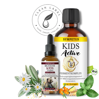 SYMPETUS HAPPY BELLY KIDS Kur Paket 2 Produkte als Kur-Set