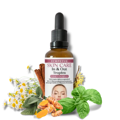SYMPETUS SKIN CARE IN&amp;OUT gouttes COMPLEXE FERMENTAIRE BIO - Flacon verre 50 ml avec pipette