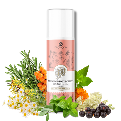 regiogan Mikrobiotisches DUSCHGEL Waschgel Ferment-Kosmetik 100ml Airless