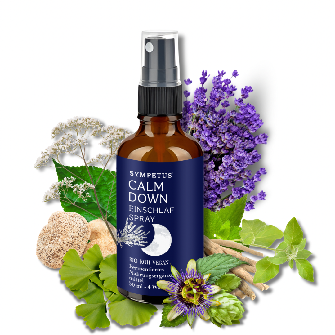 SYMPETUS CALM DOWN Einschlaf-Spray fermentierter Extrakt ohne Melatonin (50 ml)