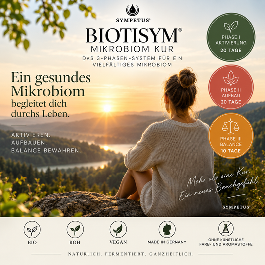 SYMPETUS BIOTISYM® MIKROBIOM KUR – 3-Phasen-System
