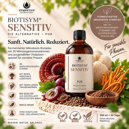 SYMPETUS BIOTISYM SENSITIVE COMPLEXE FERMENTAIRE bio - Flacon verre 500 ml