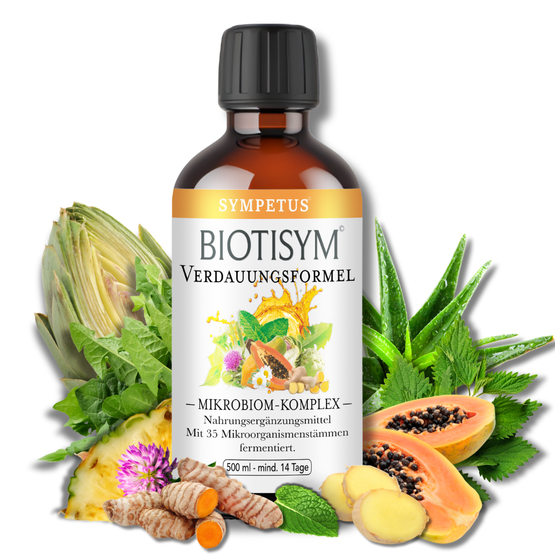 SYMPETUS BIOTISYM FORMULE DIGESTIVE COMPLEXE FERMENTAIRE BIO - Flacon verre 500 ml