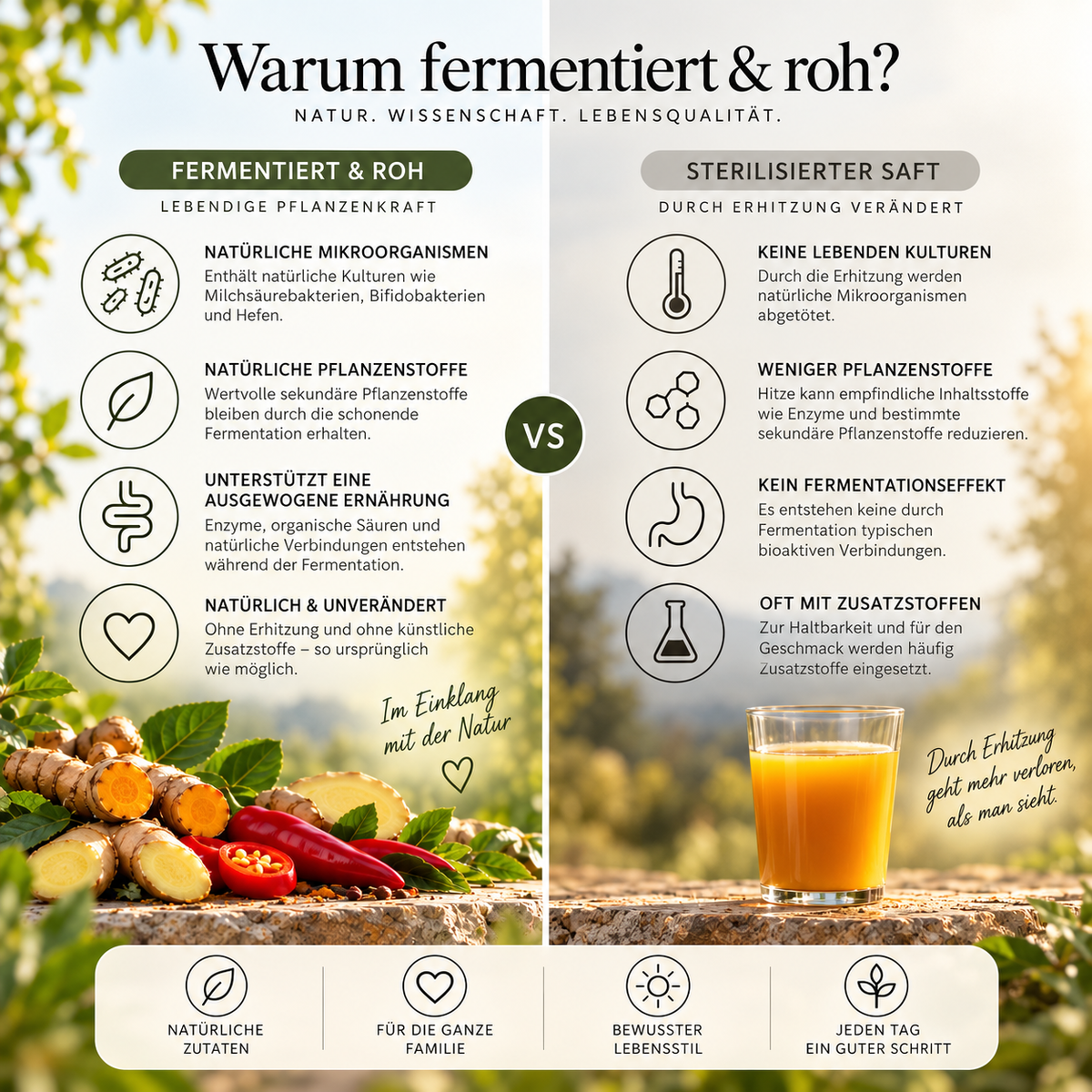 regiogan CURMER-CHILI-GINGEMBRE ferment végétal cru biologique bouteille en verre de 500 ml