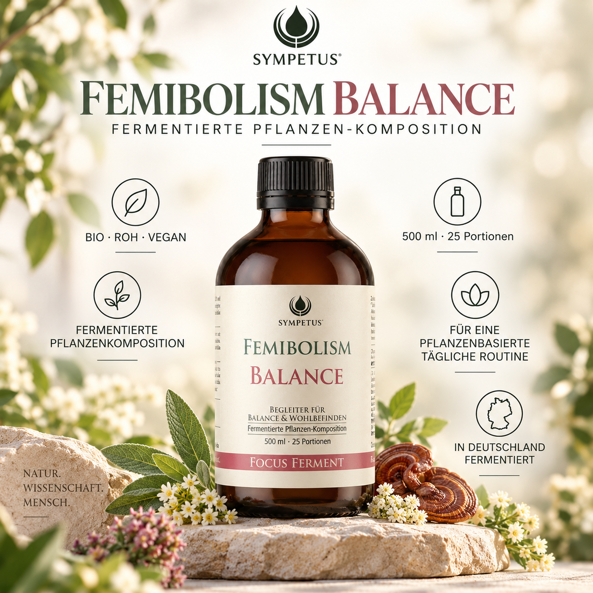 SYMPETUS FEMIBOLISM Frauen-Focus-Ferment BIO - 500 ml