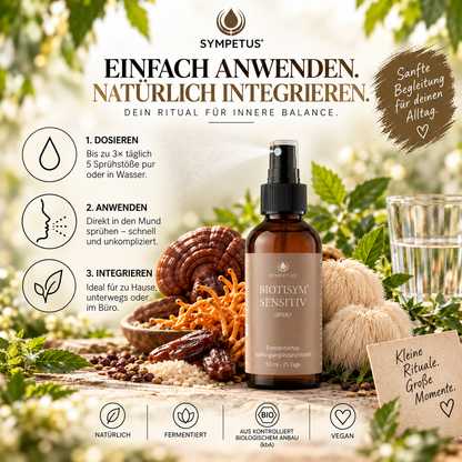 SYMPETUS BIOTISYM SENSITIVE Spray ORGANIC Medicinal Mushrooms