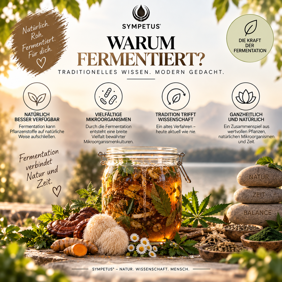 SYMPETUS RELAX BALANCE  Focus-Ferment BIO - 500 ml