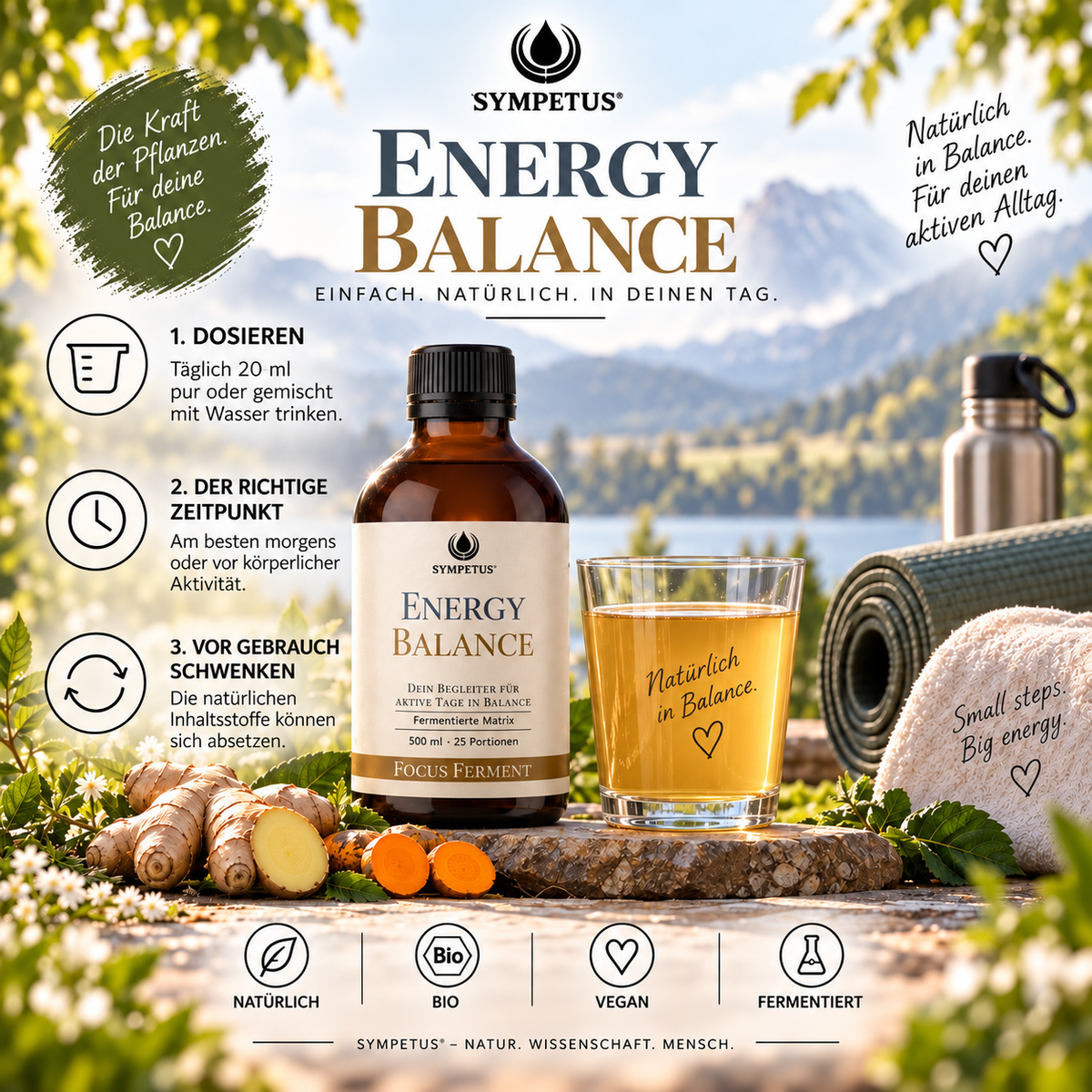 SYMPETUS ENERGY BALANCE Focus-Ferment BIO 500 ml