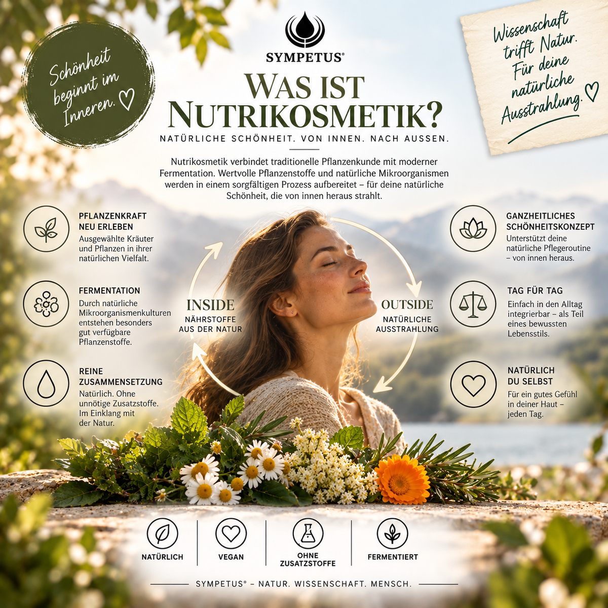 SYMPETUS INSIDE OUT Spray Nutrikosmetik- natürlich fermentiert BIO 50 ml