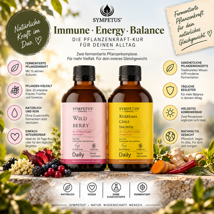 SYMPETUS IMMUNE & ENERGY BALANCE KUR Paket 2 Produkte als Kur-Set